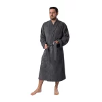 Organic Turkish Cotton Terry Kimono Man Bathrobe - Bagno Milano