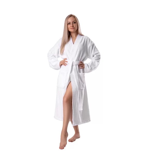 Striped Organic Cotton-Terry Robe