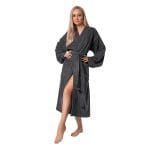 Organic Turkish Cotton Terry Kimono Woman Robe - Bagno Milano