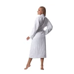 Luxury Jacquard Bathrobe Women – Hotel Collection - Bagno Milano