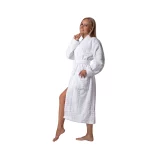 Luxury Jacquard Bathrobe Women – Hotel Collection - Bagno Milano