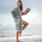 Alya Peshtemal Bathrobe - Bagno Milano