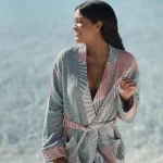 Alya Peshtemal Bathrobe - Bagno Milano