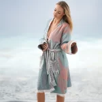Alya Peshtemal Bathrobe - Bagno Milano