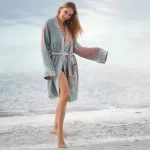 Alya Peshtemal Bathrobe - Bagno Milano