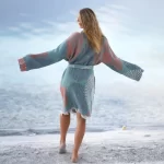 Alya Peshtemal Bathrobe - Bagno Milano