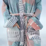 Alya Peshtemal Bathrobe - Bagno Milano