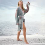 Alya Peshtemal Bathrobe - Bagno Milano