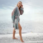 Alya Peshtemal Bathrobe - Bagno Milano
