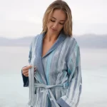 Maia Peshtemal Bathrobe - Bagno Milano