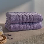 Organic Luxury Jacquard Border Towels - Bagno Milano
