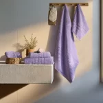 Organic Luxury Jacquard Border Towels - Bagno Milano