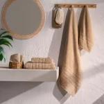 Organic Luxury Jacquard Border Towels - Bagno Milano