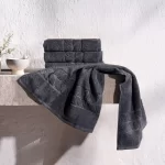 Organic Luxury Jacquard Border Towels - Bagno Milano