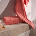 Organic Luxury Jacquard Border Towels - Bagno Milano