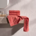 Organic Luxury Jacquard Border Towels - Bagno Milano