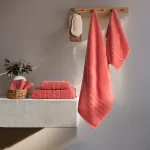 Organic Luxury Jacquard Border Towels - Bagno Milano
