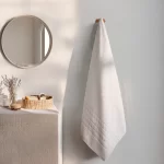 Organic Luxury Jacquard Border Towels - Bagno Milano