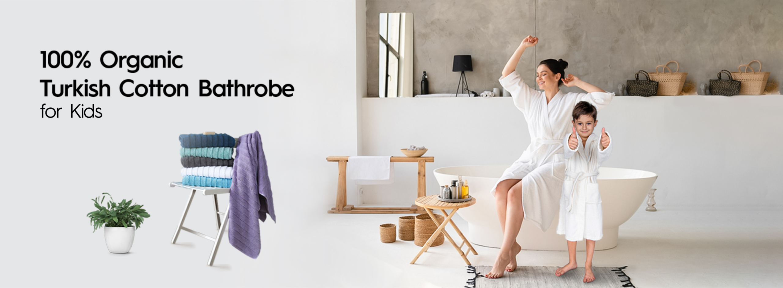 Kids Bathrobe Slider