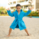 Organic Cotton Kids Bathrobe - Bagno Milano