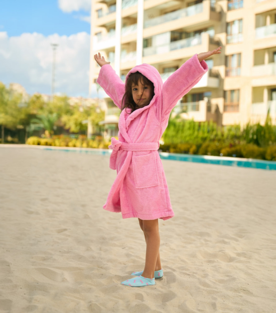 Organic Cotton Kids Bathrobe - Bagno Milano
