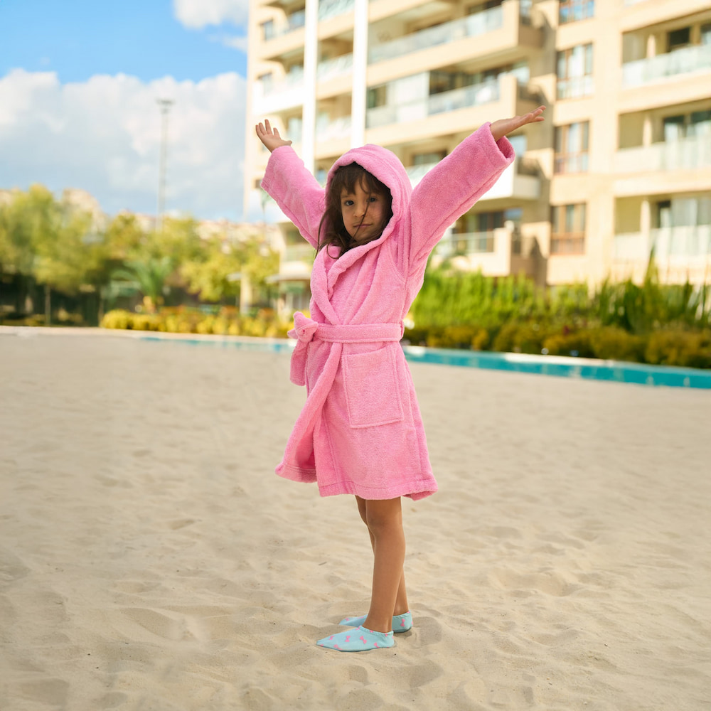 Organic Cotton Kids Bathrobe - Bagno Milano