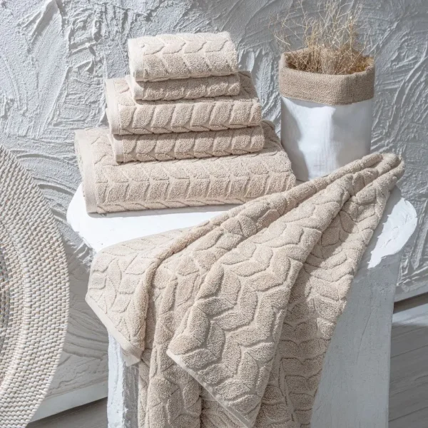 Auraline Jacquard Towels - Bagno Milano