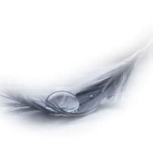 Water droplet illustration highlighting Organic Kids Robe softness - Bagno Milano