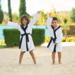 Organic cotton kids hooded bathrobe in white panda character design – Bagno Milano